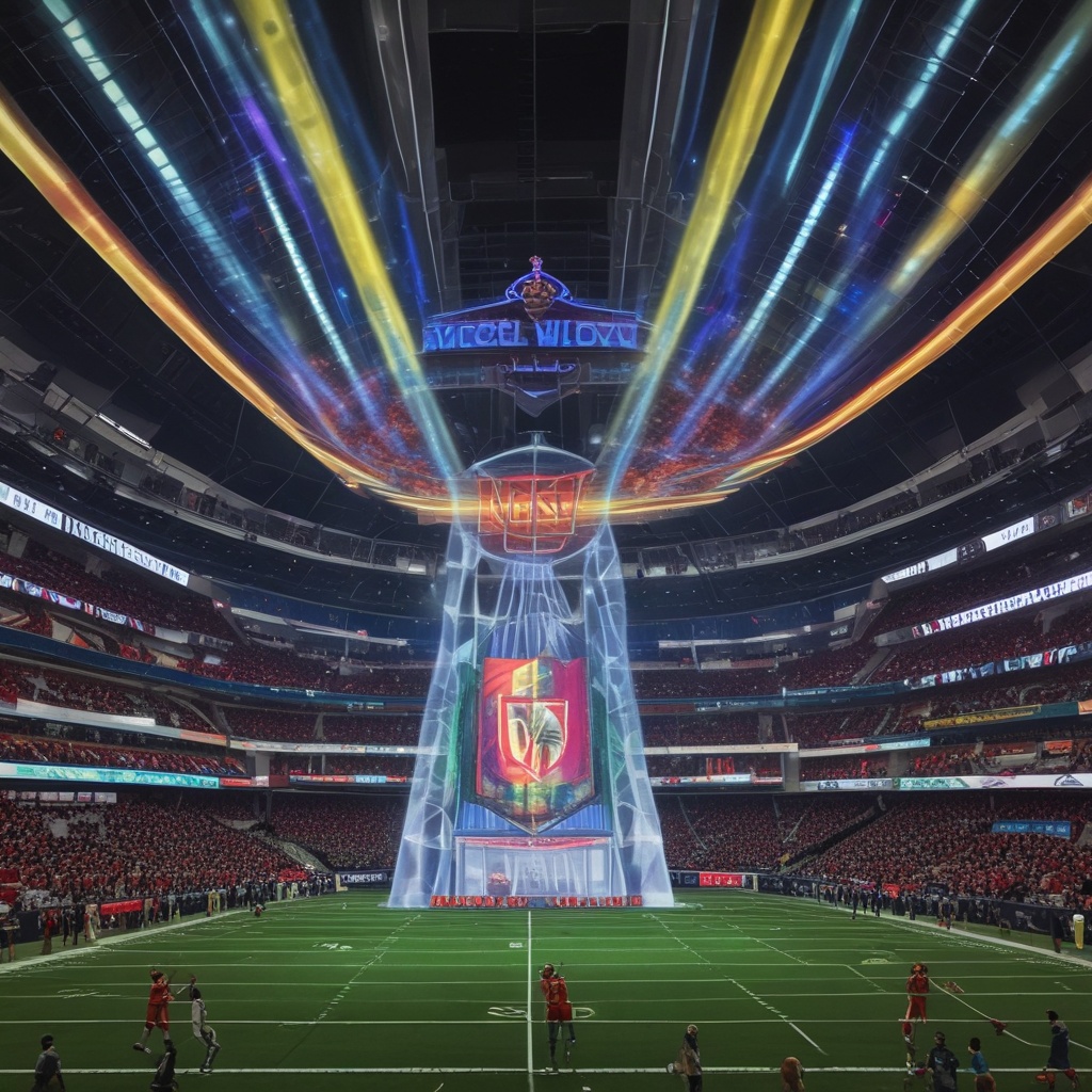 Superbowl LV holographic projection